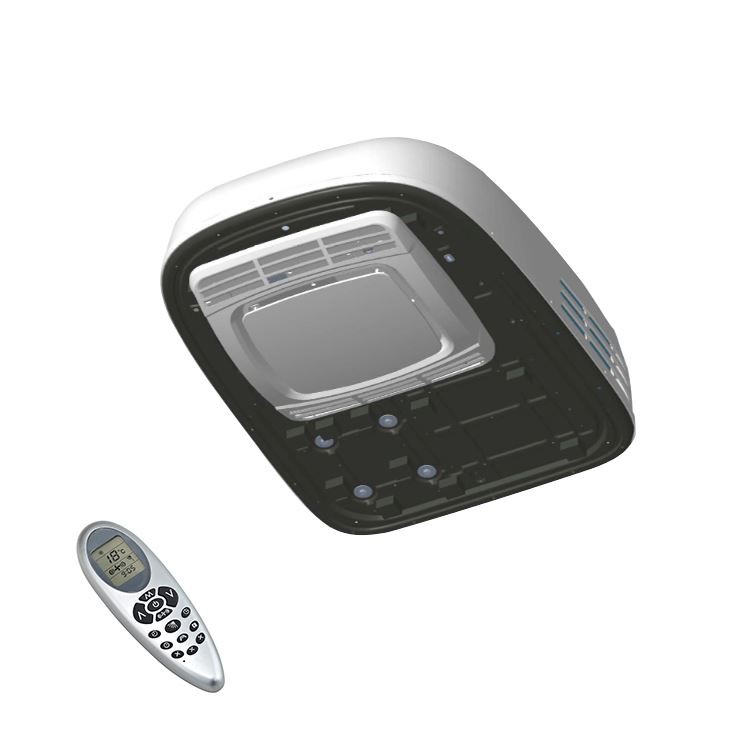 Overhead air conditioner for motorhome