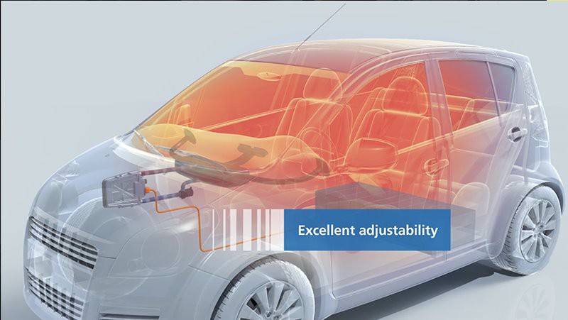 application of coolant heater