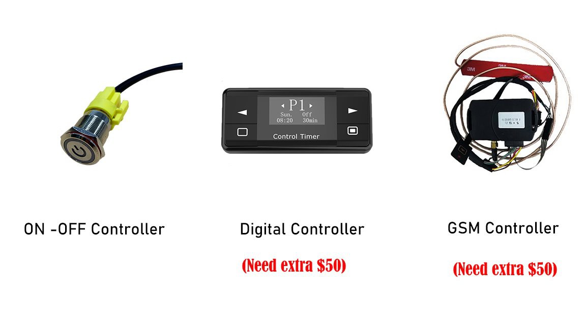 water parking heater controller