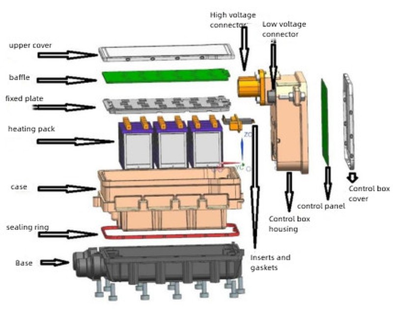 hv heater structure