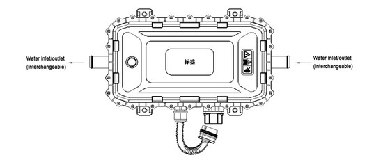 PTC coolant heater structure PTC coolant heater structure