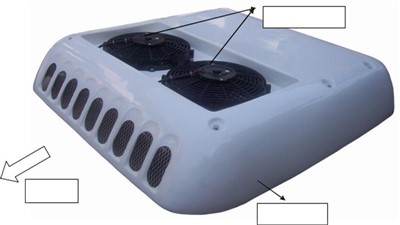 AC10 Mini Bus Roof Top Air Conditioner