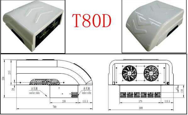 Integrated DC Electric Refrigeration Unit T80D