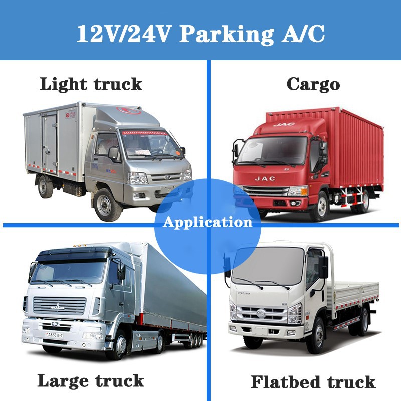 electric truck roof air conditioner application