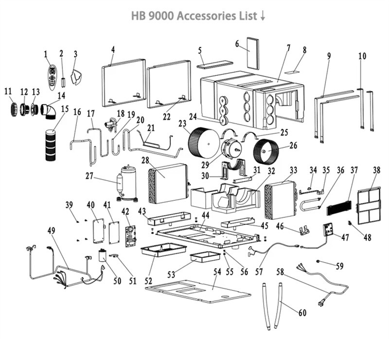 bottom air conditioner accessories