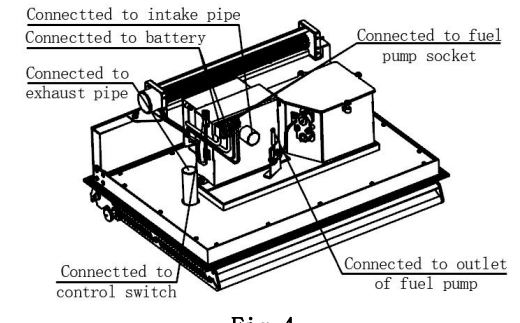 diesel cooktop structure