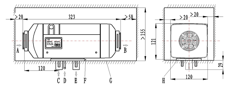 auto air parking heater details